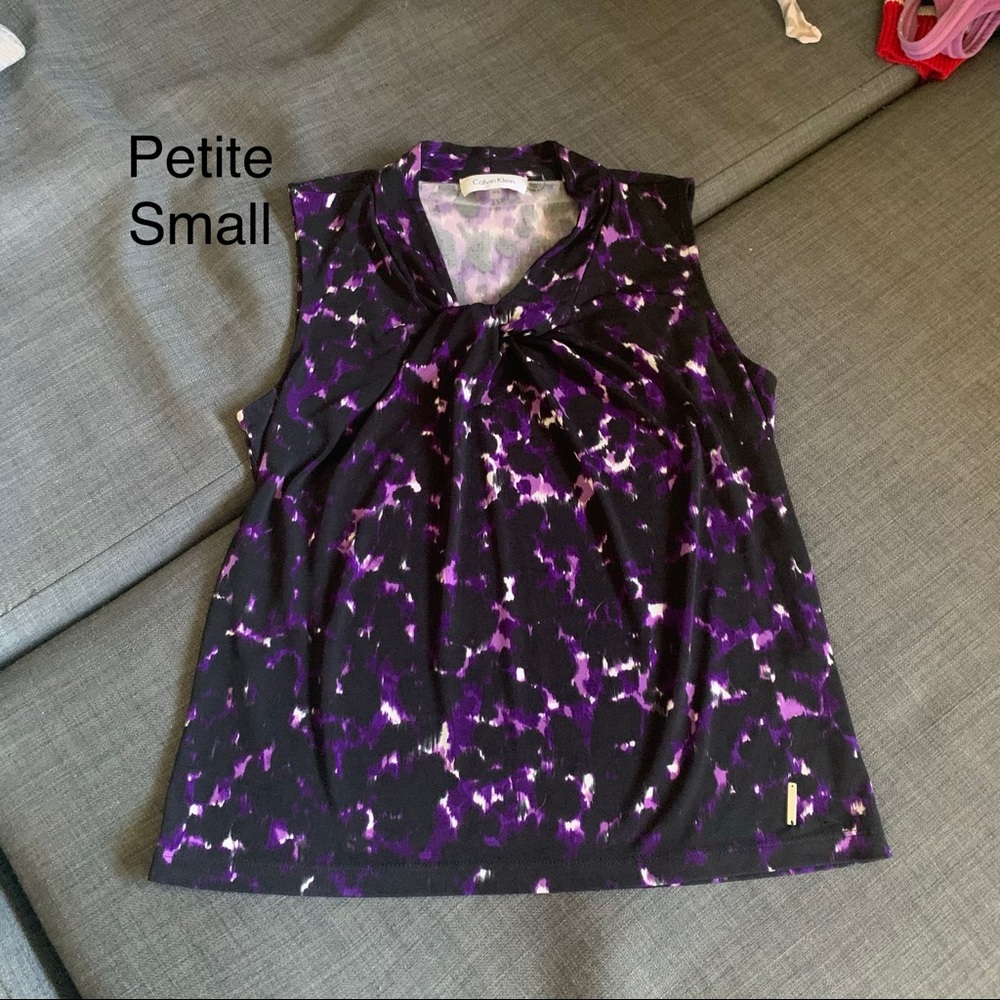 Calvin Klein petite small sleeveless shirt